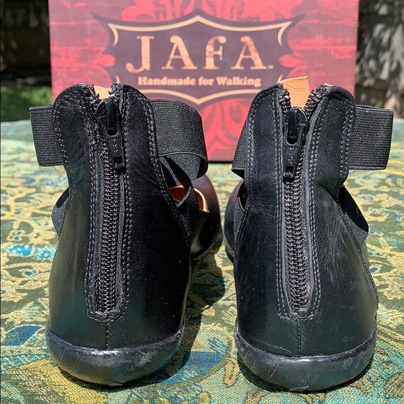 Jafa 103 Black Ballet Flat Size 37/7 - Picture 5 of 8